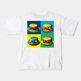 Vibrant Pop Gorditas Art - Mexican Cuisine Kids T-Shirt